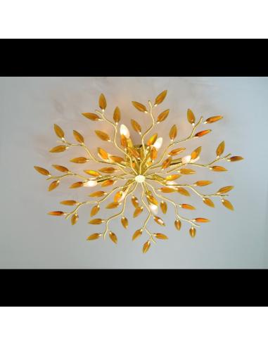 Affralux 2088 ORO Plafoniera Crystallivs Oro 8 Luci D86