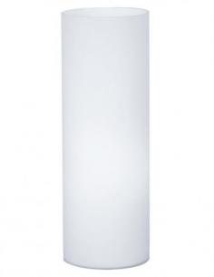 Eglo 81828 GEO Lampada da tavolo cilindro bianco Ø12 H35