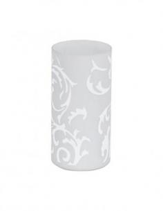 Eglo 91242 GEO Decorated white cylinder table lamp Ø10 H20