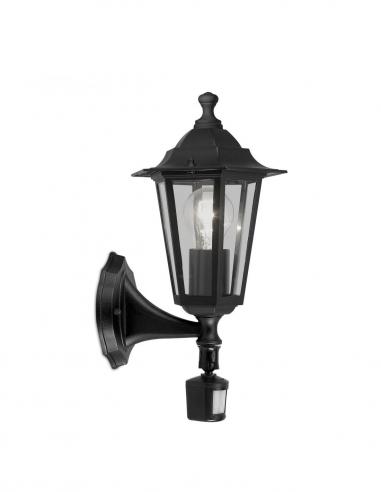 Eglo 22469 LATERNA 4 Lampada parete esterno nero sensore movimento