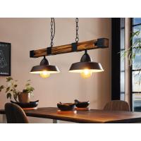 Eglo 49684 OLDBURY Suspension lamp 2 lights with wooden base