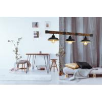 Eglo 49685 OLDBURY Suspension lamp 3 lights with wooden base