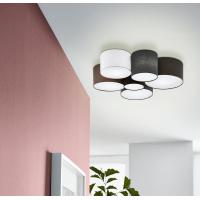 Eglo 97838 PASTORE Lampada da soffitto paralumi tondi toni chiari
