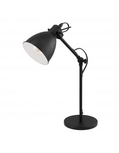 Eglo 49469 PRIDDY Black metal table lamp adjustable
