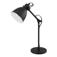 Eglo 49469 PRIDDY Black metal table lamp adjustable