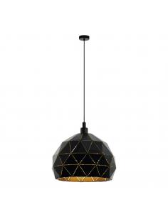 Eglo 97841 ROCCAFORTE Suspension lamp hemisphere Ø40 black and gold