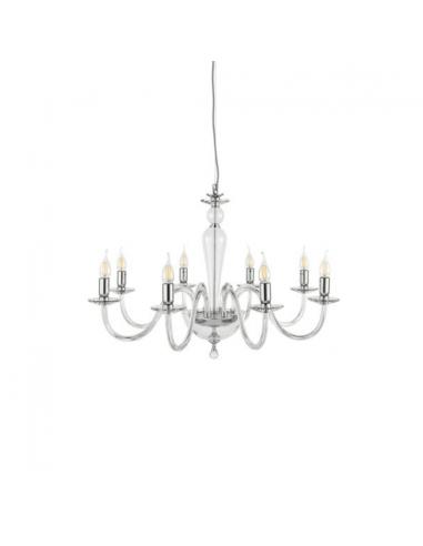 Ciciriello Paganini 8L Transparent Chrome Suspension lamp