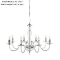 Ciciriello Paganini 6L Transparent Chrome Suspension lamp
