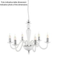 Ciciriello Paganini 6L Transparent Chrome Suspension lamp