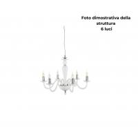 CICIRIELLO LP.PAGAN/6-BGN Paganini 6L Burgundy suspension lamp