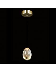 Illuminati MD13003023-1AGOL Golden Egg Golden pendant Lamp 1L Ø12cm