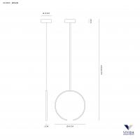 VIVIDA INTERNATIONAL 0074.30 WN OLYMPIC Pendant lamp white