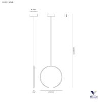 Vivida International 0074.31 WN OLYMPIC Suspension lamp black 3000-4000K