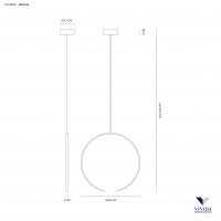 VIVIDA INTERNATIONAL 0074.34 WN OLYMPIC Suspension lamp white