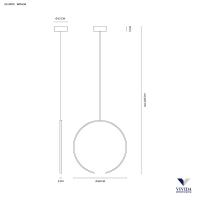 VIVIDA INTERNATIONAL 0074.35 WN OLYMPIC Lampada a sospensione nero