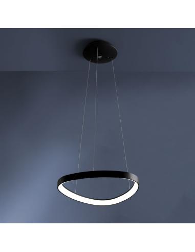 Vivida International 0083.30.NE DIM WN Lifering 61 Suspension lamp black 3000K-4000K