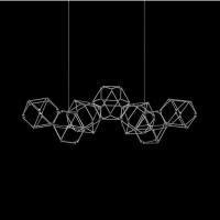 Illuminati MD18001068-7ASS Lucciola Lampada a sospensione Led acciaio inossidabile