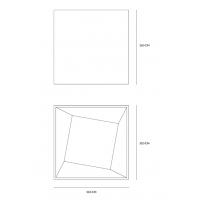 Vivida International 0006.20.BI Cube Lampada da Soffitto Led Bianco