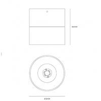 Vivida 0008.22.BI Cyber ceiling/wall lamp adjustable 11W white