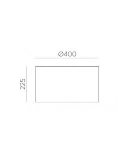 ACB Iluminacion 5PANT8204080B Lampshade cylinder white 40cm table lamp 2