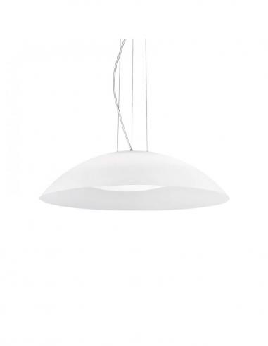 Ideal Lux 035727 Lena Lampada a sospensione vetro ⌀64 Bianco