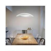 Ideal Lux 035727 Lena Lampada a sospensione vetro ⌀64 Bianco