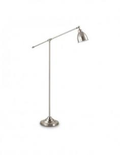 Ideal Lux 015286 Newton Lampada da terra interni Nickel