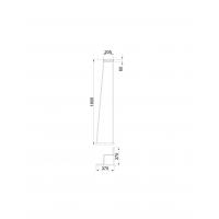 Mantra 7443 MINIMAL floor lamp LED sand