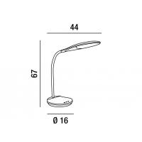 Perenz 6722B EGO LED table lamp with wireless charger White