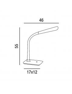 Perenz 6872N PALETTE Lampada da scrivania orientabile LED Nero 2