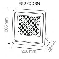 Lampo Lighting FS2700BN SOLAR Faro LED a energia solare 200W