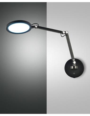 Fabas Luce 3551-21-101 Regina Lampada da parete nero