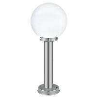 Eglo 30206 NISIA Lampada da terra palo h50 esterni acciaio globo bianco