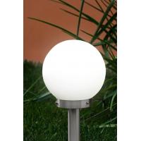 Eglo 30206 NISIA Lampada da terra palo h50 esterni acciaio globo bianco
