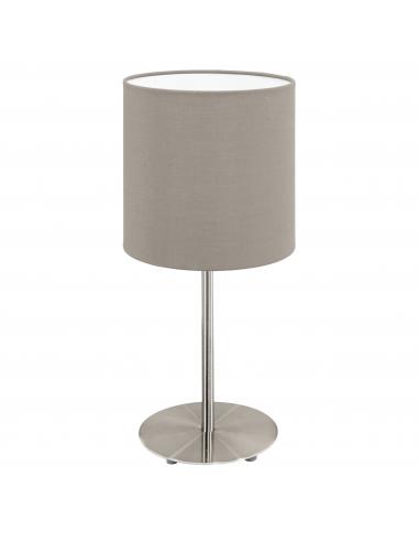 Eglo 31595 PASTERI Lampada da tavolo E27 tessuto tortora