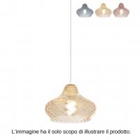 Top Light 1191CR/SP-ZA DRESS Lampada da sospensione vetro piccolo Zaffiro