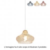 Top Light 1191CR/SP-RU DRESS Suspension lamp small glass ruby red