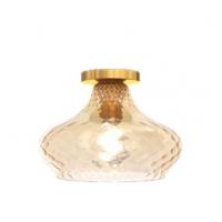 Top Light 1191OS/PL1-AM Dress Lampada da soffitto base ottone vetro ambra