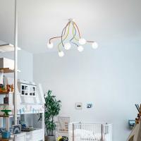Ideal Lux OCTOPUS PL6 COLOR Ceiling lamp 6 lights multicolor