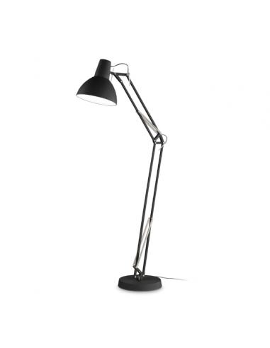 Ideal Lux 265292 Wally PT1 Lampada da Terra Nero