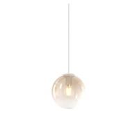 Top Light 119420AM Big Eclipse sospensione solo cavo e vetro Ambra 20cm