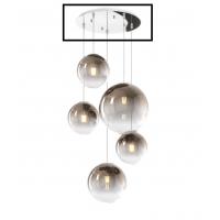 Top Light R40T5CR Rosone D.40 5 fori Cromo