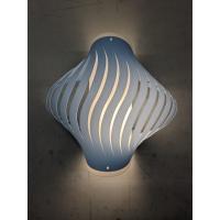 Linea Zero Helios Shell Wall lamp in Polilux with cable 1 x E27 Pastel blue
