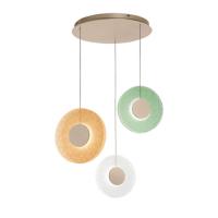 Ondaluce SO.CANDY/3 Suspension lamp led colored glass