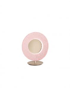 Ondaluce LT.CANDY/ROSA Lampada da tavolo led vetro graniglia rosa