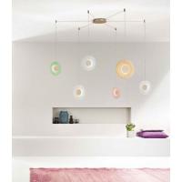 Ondaluce SO.CANDY/3 Suspension lamp led colored glass