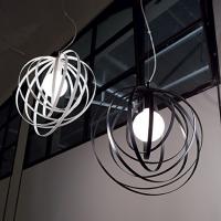 Ideal Lux 114262 Disco SP1 Suspension Lamp Black