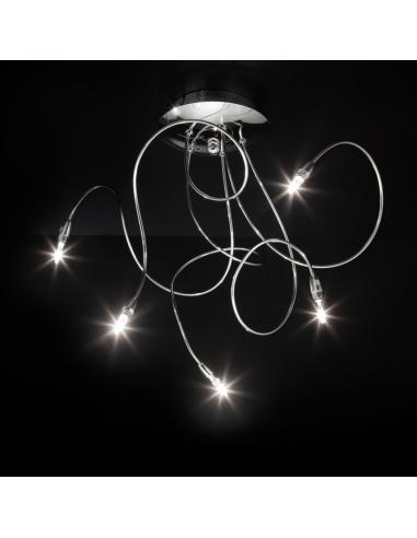 Metal Lux 130.105.65 Free Spirit Pendant chandelier 5 lights Glass