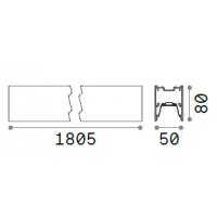 Ideal Lux 192680 Fluo Bi-Emission 1800 4000K Led Lights linear system pendant/ceiling