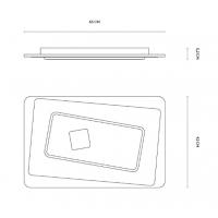 Vivida International LMS15.21.BI BRIGHTON 65 Plafoniera LED Bianco